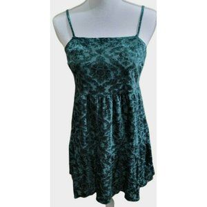 Wild Fable - Women's Floral Print Sleeveless Velvet Dress - Red/Black & Green !!